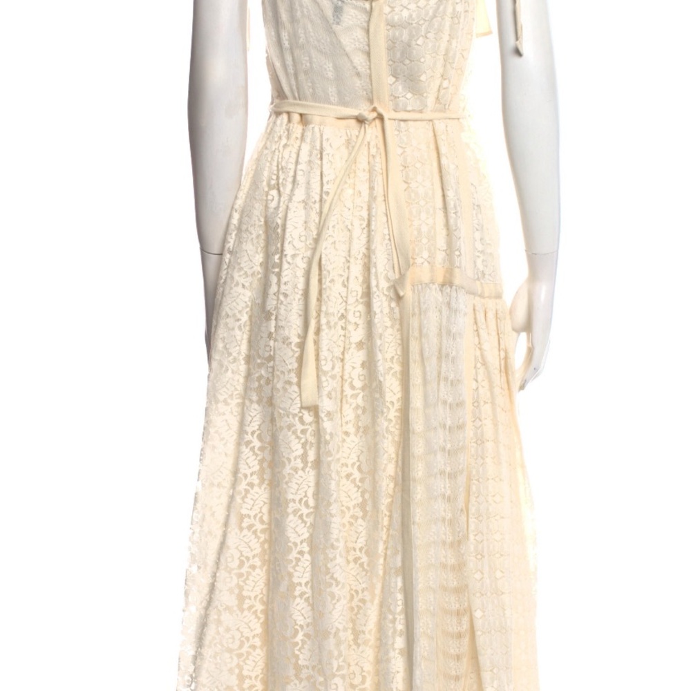 Vintage designer cream lace dress - Picture 4 of 7